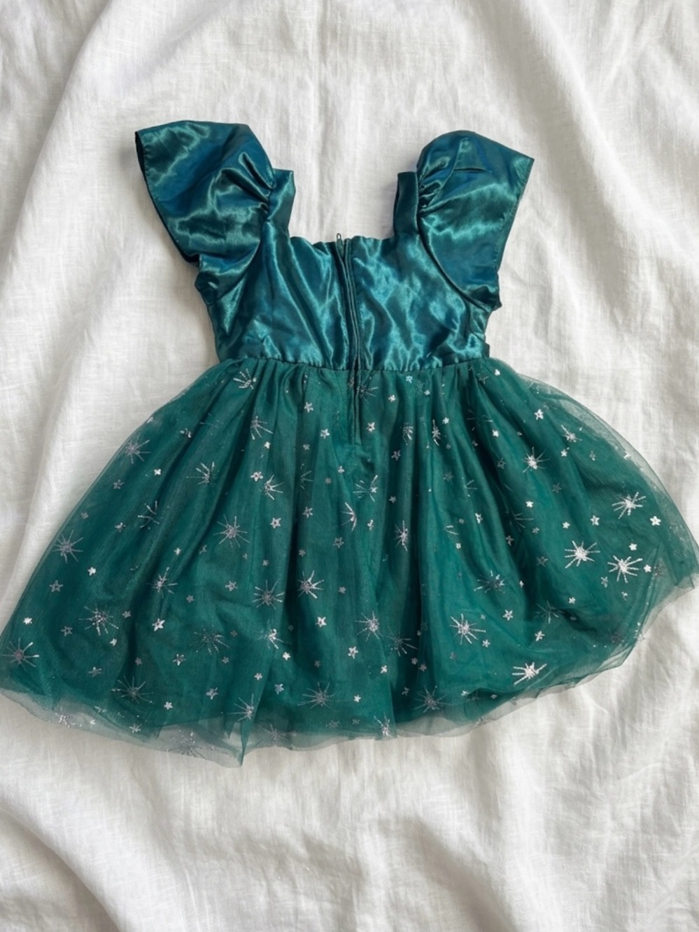 Dreaming of Lucy Emerald Green Sparkle Tulle Party Dress Girls Size 3T - Picture 2 of 8